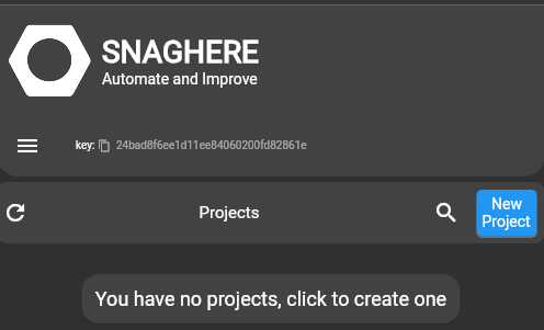 snaghere new project