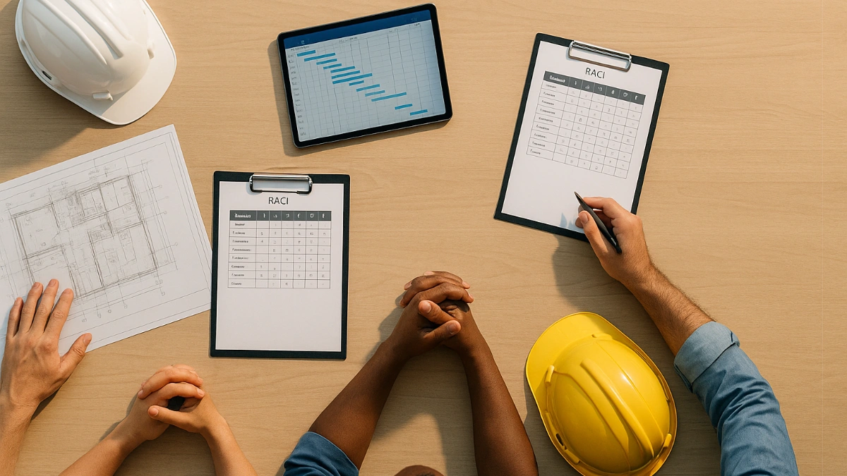 Construction Kickoff Meeting Preconstruction Agenda Checklist Raci Contract image