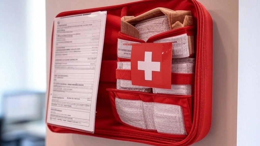 first aid kit laminated checklist