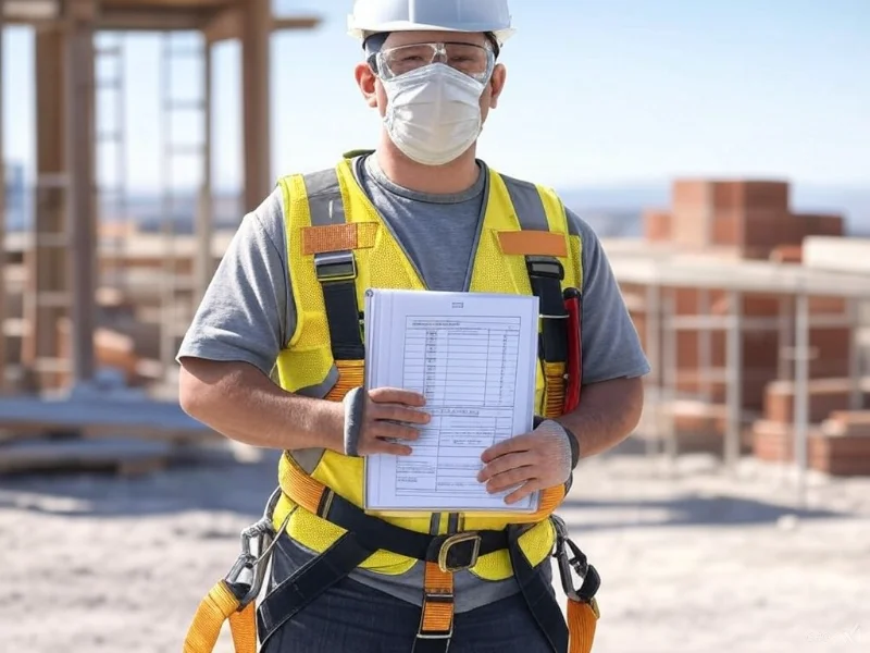 Liste de contrôle quotidienne d’inspection des EPI pour les chantiers : garantir la sécurité et la conformité