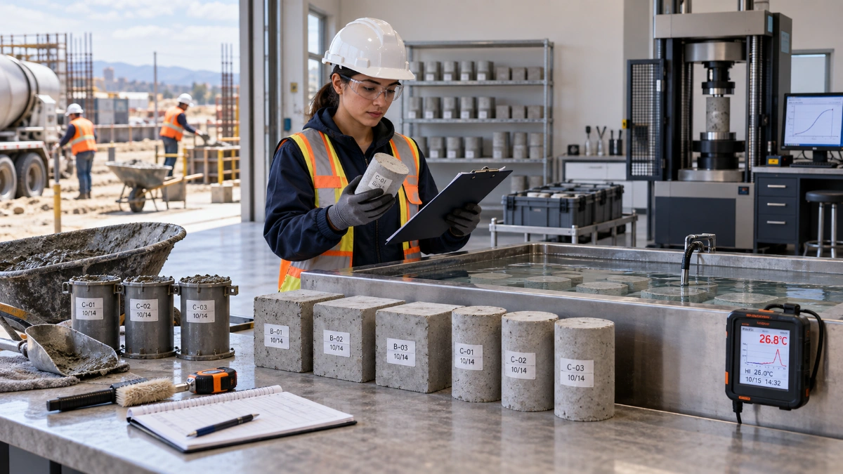 Improper Concrete Specimen Curing: Impact On Cube 