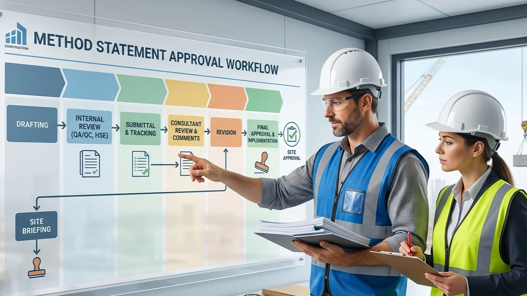 Method Statement Approval Workflow: Process, Submittals, And Tracker Template