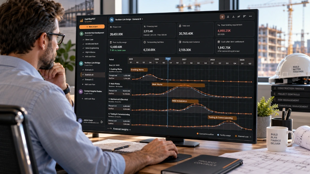 Master Construction Project Cashflow With Cashflowpot image