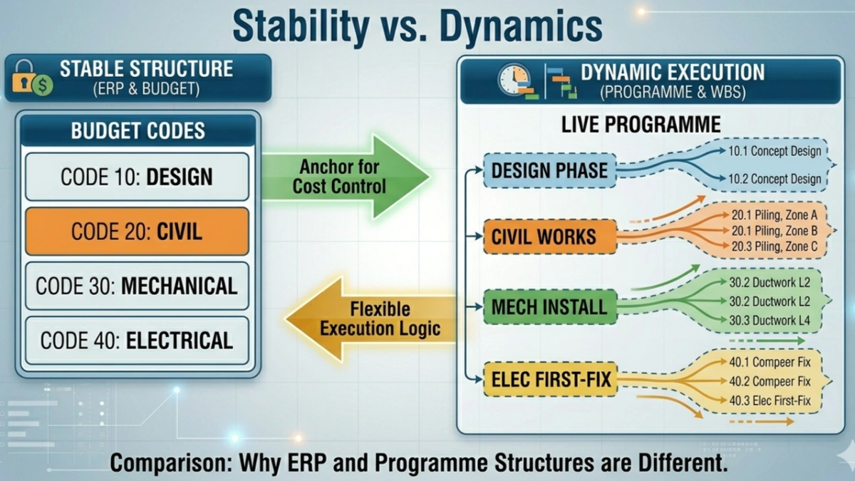 stability vs dynamics erp vs programme quollnet