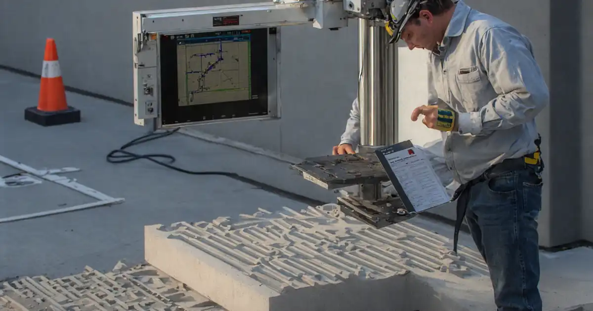 Create a construction QA/QC checklist titled:
3D Printed Concrete Inspection Checklist — Before, During & After Printing
Purpose
Create a practical field inspection checklist for site engineers, QA/QC engineers, inspectors and 3D-concrete-printing contractors inspecting extrusion-based 3D printed concrete walls.
The checklist must be usable during an actual print and should generate a professional supporting article explaining how to use it.
Important technical principle
3D printed concrete inspection must control both:
1. the finished wall, and
2. the printing process that produced it.
The checklist should therefore preserve evidence of:
- what was printed;
- which approved digital/model/print-file revision was used;
- which material batch was used;
- how the printer was configured;
- what happened during printing;
- interruptions and restart conditions;
- reinforcement and embeds;
- final geometry;
- defects;
- curing;
- specimens/testing; and
- final disposition/release.
Do not invent universal tolerances
Do not state generic millimetre limits, bead-offset percentages, maximum layer intervals or other numerical acceptance limits unless they are clearly identified as project/system-specific examples.
Acceptance must normally refer to:
- approved project specification;
- approved drawings/model;
- qualified printing system;
- approved method/procedure;
- Inspection and Test Plan (ITP);
- manufacturer/system requirements;
- structural design requirements; and
- applicable codes/standards.
Where a value is project-specific, provide a field such as:
Acceptance / Reference: __________
or
Specified value: ________
Terminology
Use Print File / Toolpath Revision, not only “G-code,” because not every printer exposes G-code.
Use:
- Hold
- Witness
- Surveillance
where appropriate.
Every inspection item should allow:
- Pass
- Fail
- N/A
- Recorded value / observation
- Evidence / photo reference
- Action / NCR / observation reference where relevant
Checklist structure
Header / traceability
Capture:
- Project
- Location
- Wall / Print Segment ID
- Grid / Element reference
- Inspection date and time
- WIR / Inspection reference
- Approved drawing/model revision
- Print file/toolpath revision
- Printer ID
- Nozzle/configuration ID if applicable
- Approved mix/material ID
- Batch/lot ID
- Operator
- Contractor representative
- QA/QC inspector
PHASE 1 — BEFORE PRINTING / PRE-PRINT RELEASE
Include inspection items for:
Document and digital control
- Approved drawing/model revision
- Approved print file/toolpath revision
- Wall geometry, cavities and openings
- Required reinforcement and embeds
- Approved method statement/procedure
- Applicable ITP inspection point
Survey and substrate
- Wall centreline / coordinates
- Corners and openings
- Foundation/substrate level
- Starting surface condition
- Starter bars/dowels/anchors
Printer setup and calibration
- Printer zero/reference point
- Coordinate-system alignment
- Printer level/setup
- Working envelope
- Motion path
- Collision clearance
- Calibration/verification status
Material traceability and readiness
- Approved mix/material ID
- Batch/lot
- Mixing/batching time
- Accelerator/admixture dosage where relevant
- Material within approved printing/open-time window
- Printability requirements satisfied
Do not imply that conventional slump alone establishes printability.
Reinforcement, embeds and MEP
- Vertical reinforcement
- Horizontal reinforcement/ties where relevant
- Anchors
- Sleeves
- Service ducts
- Electrical boxes
- Inserts
- Openings
- Items that will become inaccessible during printing
Environmental conditions
Record:
- Ambient temperature
- Relative humidity
- Wind
- Direct solar exposure
- Rain/weather risk
- Required protection against drying/skinning
Pre-print release
Include a clear:
READY TO PRINT / HOLD
decision.
PHASE 2 — DURING PRINTING / LIVE PROCESS CONTROL
Include:
Extrusion continuity
Inspect for:
- continuous flow;
- under-extrusion;
- over-extrusion;
- tearing;
- gaps;
- pump pulsation;
- nozzle blockage.
Bead and layer geometry
Record where required:
- bead width;
- layer height;
- wall thickness;
- cavity/shell dimensions.
Compare against the approved system requirements rather than inventing universal limits.
Layer alignment
Monitor:
- lateral offset;
- face alignment;
- corners/curves;
- cumulative dimensional drift.
Buildability
Inspect lower layers for:
- spreading;
- slumping;
- bulging;
- leaning;
- buckling;
- progressive deformation;
- local instability/collapse.
Nozzle clearance and contact
Check for:
- nozzle drag;
- collision;
- scraping of earlier layers;
- disturbance of reinforcement/embeds;
- changes in nozzle-to-wall clearance.
Note that nozzle contact can disturb still-fresh underlying layers and may affect interlayer contact beyond the visibly damaged surface.
Layer interval / timing
Record:
- relevant layer interval;
- planned pauses;
- unplanned pauses;
- comparison with approved maximum interval/restart procedure.
Do not use a universal “cold joint” limit.
Reinforcement and embeds installed during printing
Verify before concealment:
- horizontal ties;
- reinforcement;
- mesh;
- anchors;
- sleeves;
- service inserts;
- insulation if applicable.
Live defect monitoring
Include recognition of:
- tearing;
- under/over-extrusion;
- gaps;
- misalignment;
- slumping/bulging;
- nozzle damage;
- voids;
- poor layer contact;
- cracking;
- dimensional drift.
PRINT INTERRUPTION / RESTART RECORD
Make this a prominent dedicated subsection.
Record:
- wall/segment;
- layer/elevation;
- stop time;
- restart time;
- total downtime;
- reason;
- material batch before stop;
- material batch after restart;
- environmental conditions;
- exposed-layer condition;
- cleaning or surface preparation;
- additional material/treatment used;
- inspection before restart;
- approval/disposition;
- approved by.
MANDATORY STOP / HOLD CONDITIONS
Create a clearly visible warning section.
Examples of conditions requiring stop, hold or immediate technical review should include:
- physical wall location does not match digital/model coordinates;
- wrong print revision;
- missing structural reinforcement, anchor or critical embed;
- progressive bulging/buckling/instability;
- partial collapse;
- major extrusion discontinuity;
- significant nozzle collision;
- wall geometry progressively moving outside the approved envelope;
- interruption exceeding the approved restart/process limit;
- visible layer separation/delamination;
- any condition where continuing would conceal or worsen a nonconformance.
Distinguish between:
Immediate stop
and
Hold for engineering / QA disposition
where appropriate.
PHASE 3 — AFTER PRINTING / FINAL INSPECTION
As-built geometry
Check:
- wall location;
- wall length;
- total height;
- wall thickness;
- plumbness;
- straightness/alignment;
- openings;
- corners;
- connection zones;
- cavity dimensions where applicable.
Record survey/as-built reference.
Visual defects
Inspect for:
- tearing;
- gaps/voids;
- layer separation;
- restart interfaces;
- cracks;
- local deformation;
- exposed reinforcement;
- damaged surfaces;
- dimensional abnormalities.
Reinforcement / embeds / openings
Verify final position and presence of accessible:
- reinforcement;
- anchors;
- sleeves;
- penetrations;
- inserts;
- openings.
Curing and protection
Verify:
- approved curing method;
- start time;
- protection from drying;
- thermal/weather protection;
- protection from physical damage.
Test specimens and companion printed elements
Record:
- specimen IDs;
- companion wall/panel IDs;
- material batch link;
- scheduled test age(s);
- required test reference.
Do not hard-code 7- and 28-day testing as universal.
Cavity grouting / structural infill
Include only if applicable:
- cavity cleanliness;
- reinforcement;
- seals/formwork;
- readiness for grout/infill;
- release status.
Final release
Include:
- Accepted
- Accepted with comments / conditional
- Hold
- Rejected / NCR
and signatures/approval fields as appropriate.
DEFECT / DEVIATION LOG
Include a small structured register with:
- Location / layer / elevation
- Defect or deviation
- Photo/evidence reference
- Observation / NCR reference
- Engineering disposition
- Repair action
- Reinspection status
- Closure reference
Supporting article
Generate a supporting article explaining:
3D Printed Concrete Inspection Checklist: Before, During & After Printing
The article should:
- explain why inspection of 3D printed concrete differs from conventional concrete;
- explain that process history is part of the quality evidence;
- explain Hold / Witness / Surveillance points;
- explain the before/during/after workflow;
- explain why print interruptions need a dedicated record;
- explain that visible defects are not automatically structural failures;
- explain when printing should be stopped;
- explain that project/system-specific tolerances govern acceptance;
- explain that the normal project WIR can be used for inspection of printed work;
- mention that an NCR should be raised when a defined requirement has actually been breached;
- clearly state that the checklist is a practical project template and not a substitute for the approved ITP, structural design, qualified printing system or project specification.
Reference framework
Use current authoritative sources where applicable, particularly:
- ICC 1150-2026 — Standard for Automated Construction Technology for 3D Printing Walls
- ISO/ASTM 52939:2023 — Additive manufacturing for construction — Qualification principles
- relevant NIST additive construction / cement-based additive manufacturing research
Do not invent requirements that these sources do not contain.
Output / usability
The checklist should work well as:
- an interactive QChecklist;
- a printable PDF;
- an editable/exportable Excel record.
Keep field text concise enough for actual site use. Avoid long explanatory paragraphs inside checklist rows. Put explanations in the supporting article instead.
The final checklist should feel like a real QA/QC inspection record, not a blog summary. image
