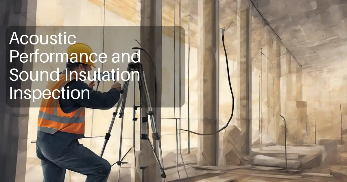 Acoustic Performance and Sound Insulation Inspection image