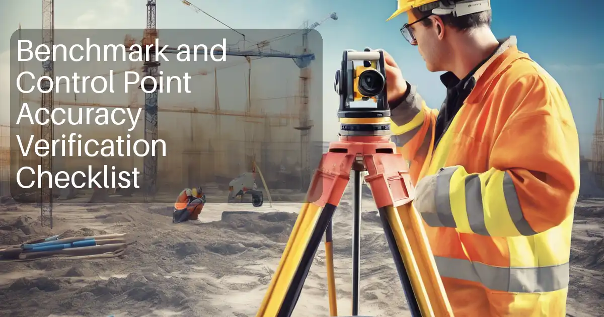 Benchmark and Control Point Accuracy Verification Checklist image