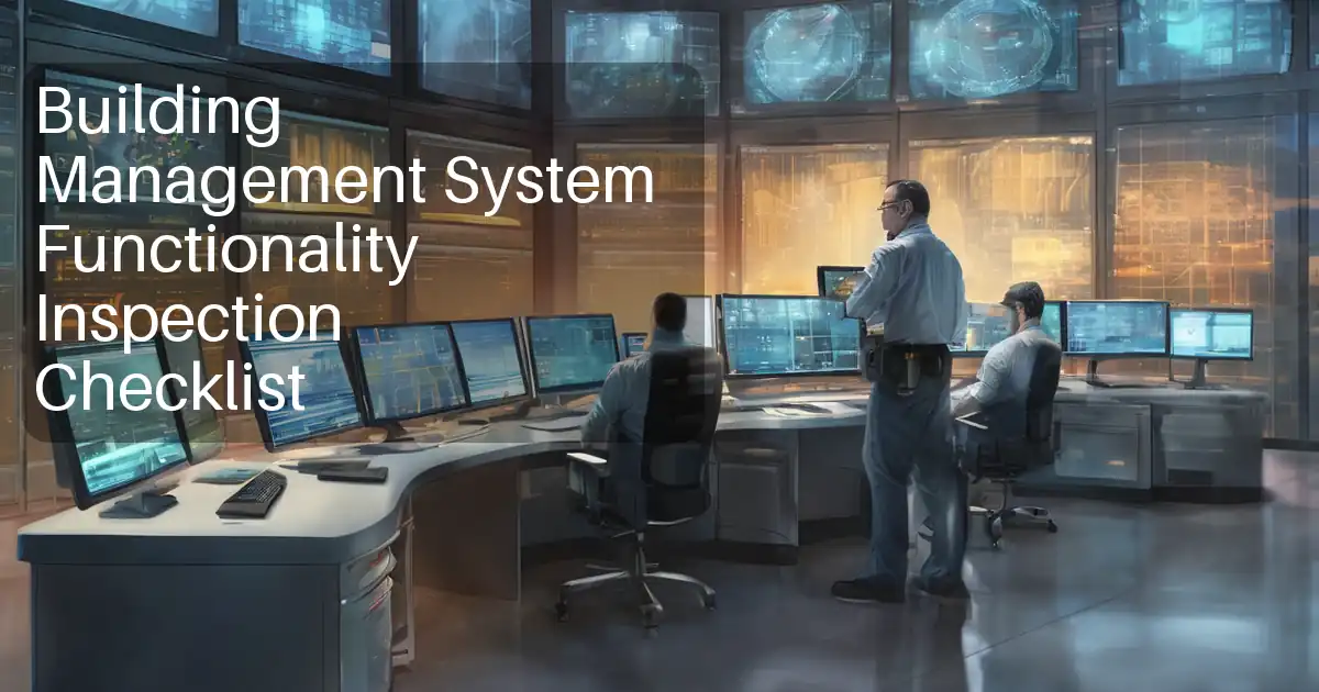 Building Management System Functionality Inspection Checklist image