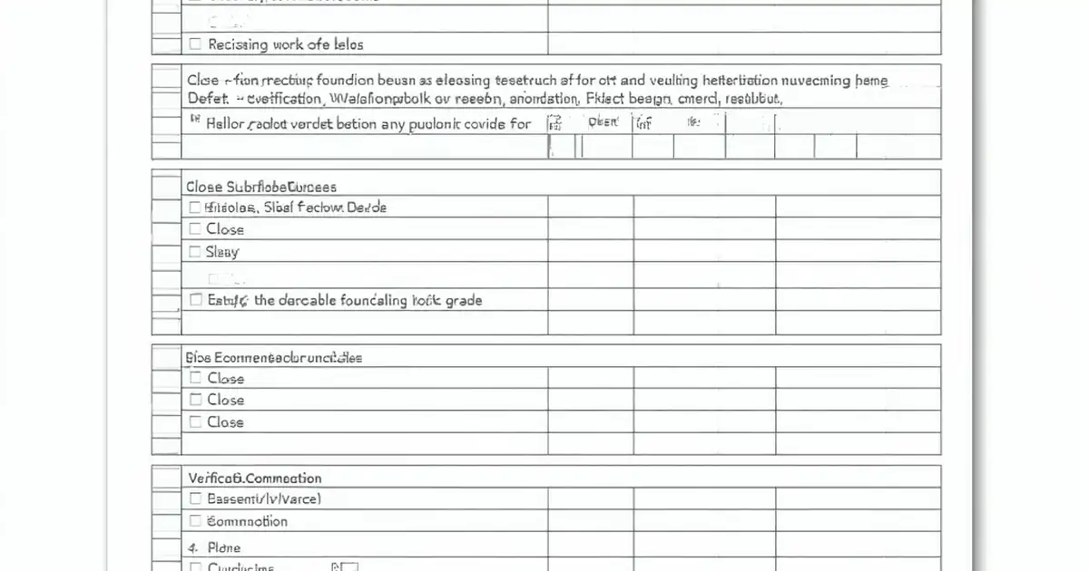 Close Substructure Punch List: Defects, Verify, Sign-Off image