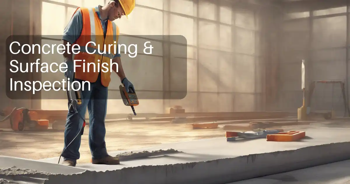 Concrete Curing & Surface Finish Inspection image