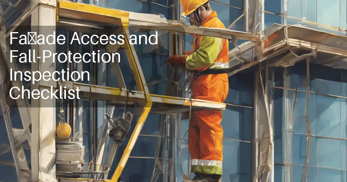 Façade Access and Fall-Protection Inspection Checklist image