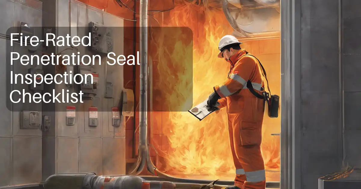 Fire-Rated Penetration Seal Inspection Checklist image