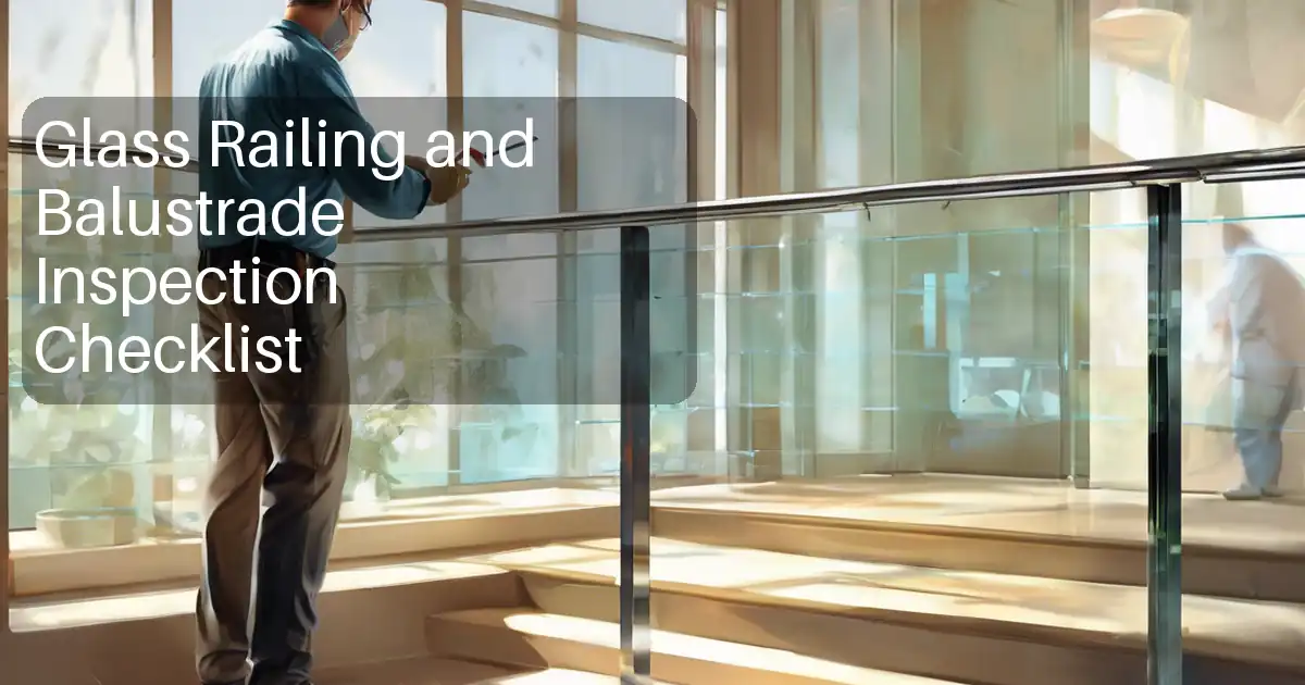 Glass Railing and Balustrade Inspection Checklist image