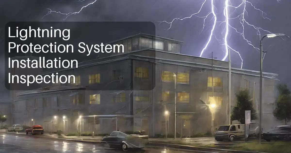Lightning Protection System Installation Inspection image