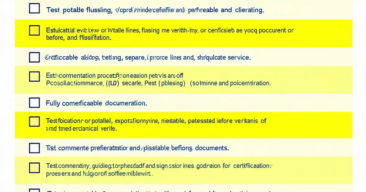Test Potable Water Lines: Pressure, Disinfect, Certify image