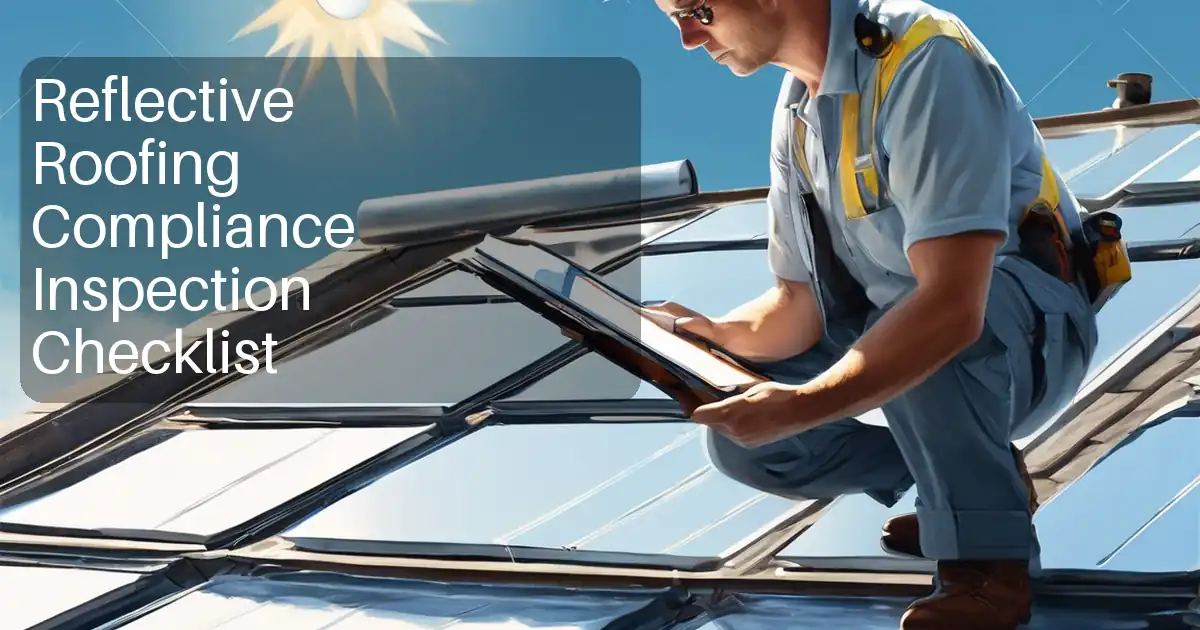 Reflective Roofing Compliance Inspection Checklist image