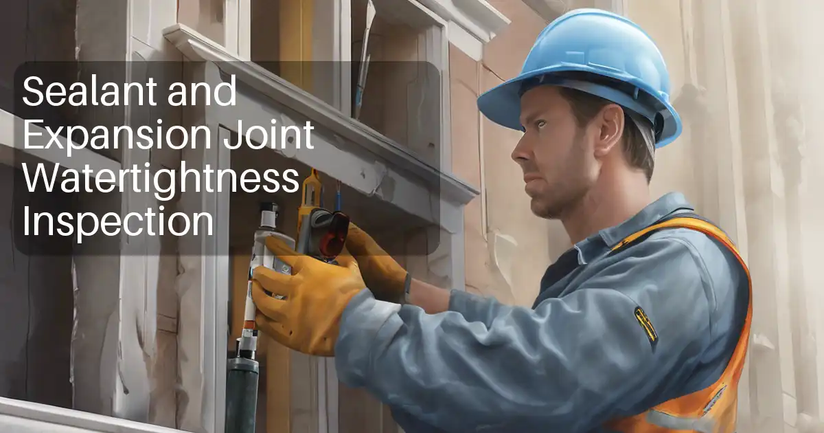 Sealant and Expansion Joint Watertightness Inspection image