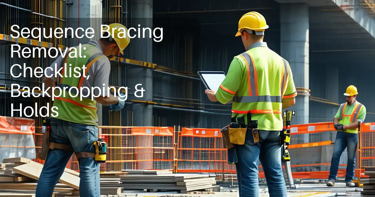 Sequence Bracing Removal: Checklist, Backpropping & Holds image