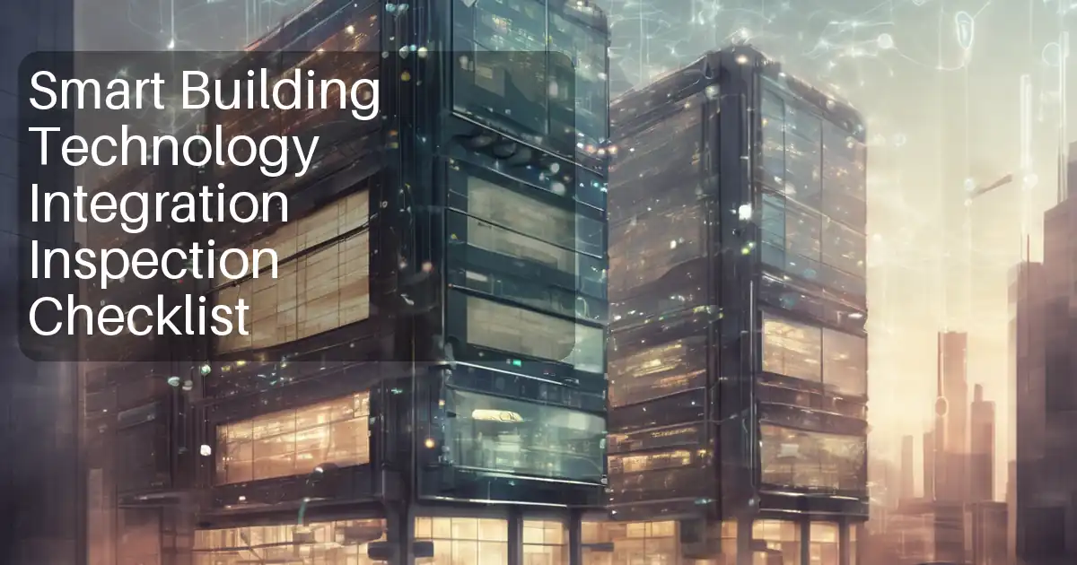 Smart Building Technology Integration Inspection Checklist image