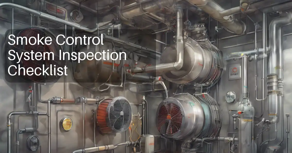 Smoke Control System Inspection Checklist image