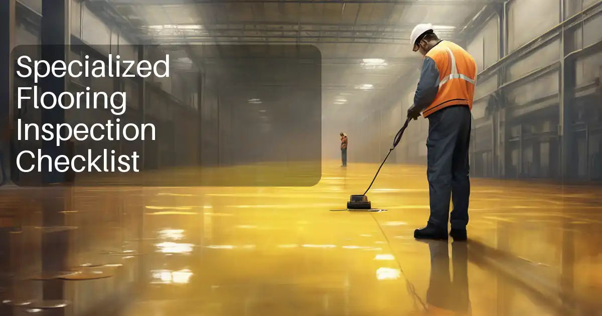Specialized Flooring Inspection Checklist image
