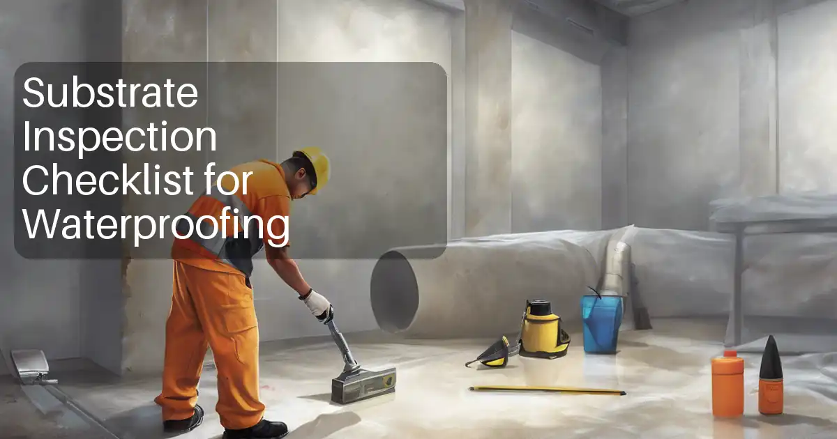 Substrate Inspection Checklist for Waterproofing image