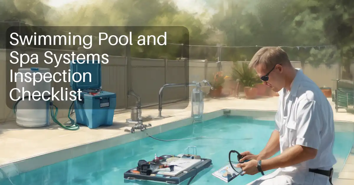 Swimming Pool and Spa Systems Inspection Checklist image