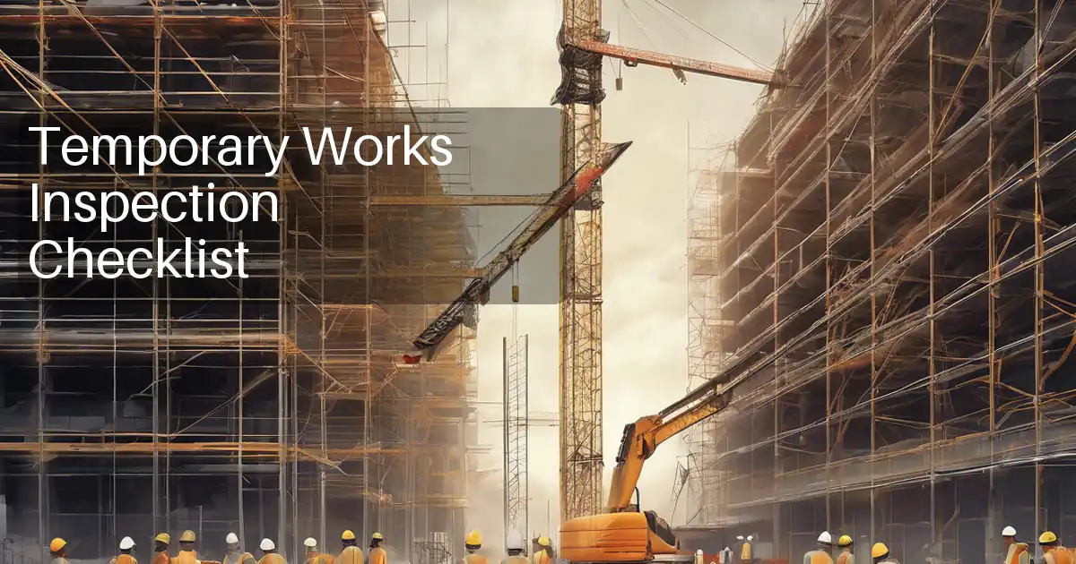 Temporary Works Inspection Checklist image