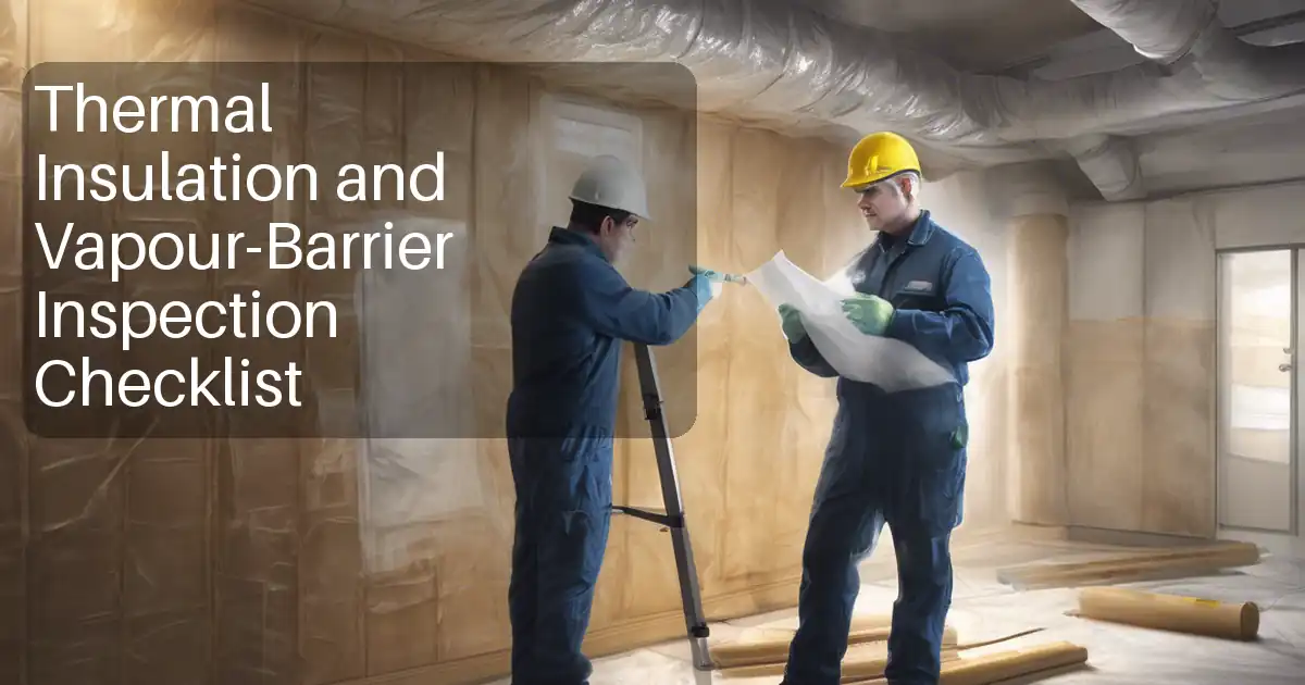 Thermal Insulation and Vapour-Barrier Inspection Checklist image