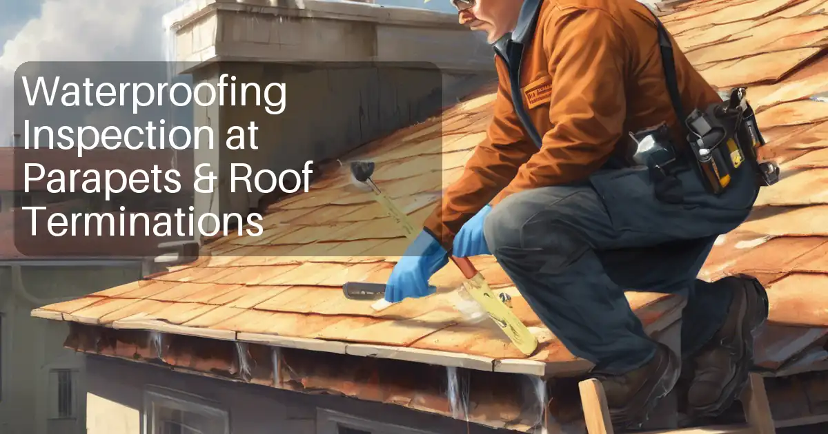 Waterproofing Inspection at Parapets & Roof Terminations image