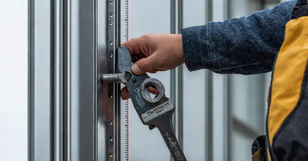 Inspect aluminum cladding fasteners and concealed fixing image