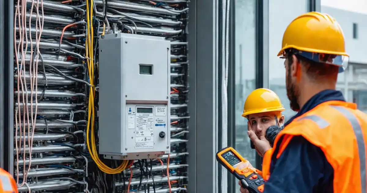 Inspect dynamic façade control cabling and protected routing image