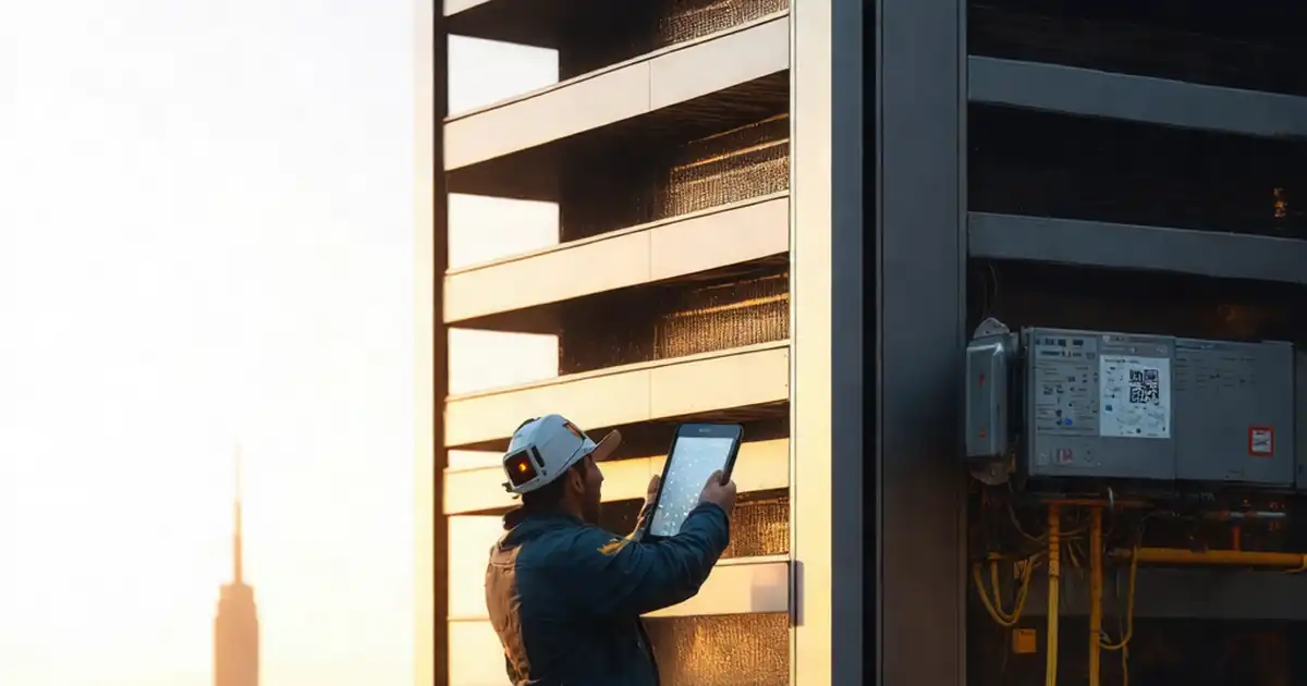 Review dynamic façade maintenance for motors and sensors image