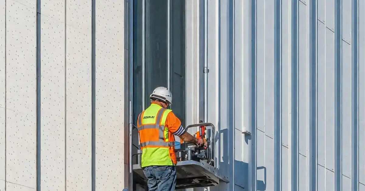 Review façade GRC or GFRC panel support & movement image