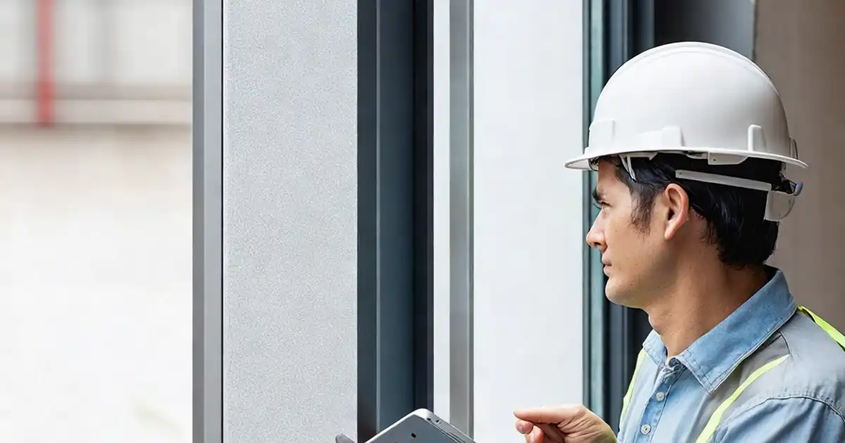 Review façade water management: sills, flashings &