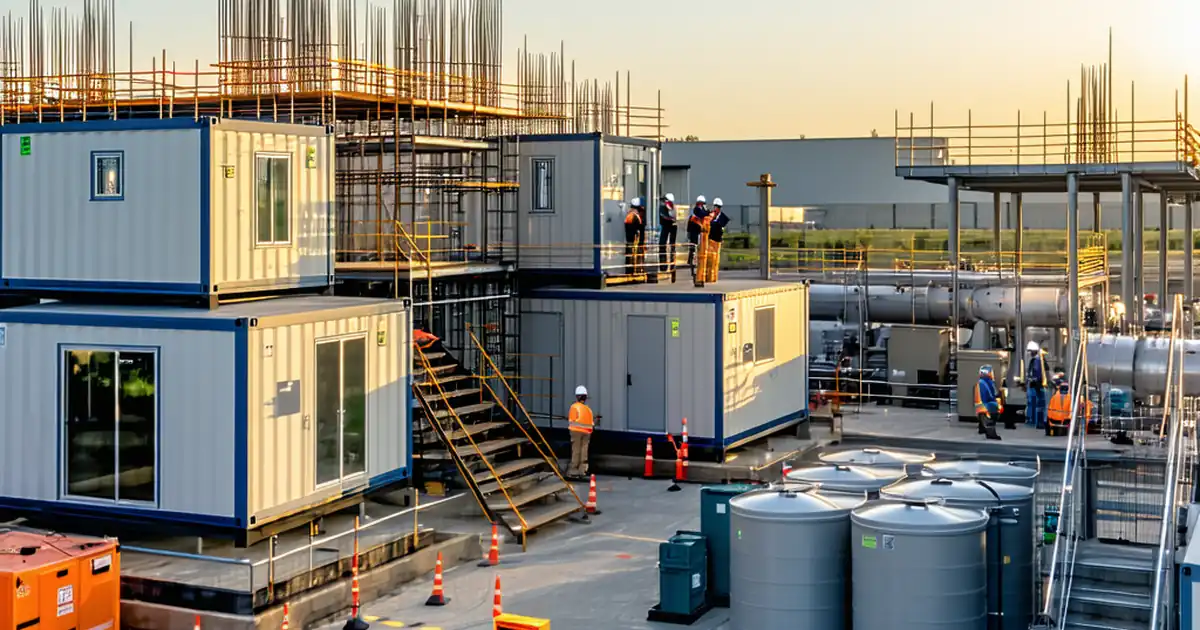 Create a practical construction checklist titled: Temporary Facilities and Utilities Checklist

Purpose:
Generate a detailed checklist for reviewing temporary facilities and temporary utility arrangements on a construction site during mobilization and early execution.

Scope:
Cover both contractor-use and contract-required employer / engineer-use facilities where applicable, including:
- site offices
- meeting rooms
- engineer / employer offices if required
- furniture and office equipment
- computers, printers, plotters, internet, Wi-Fi, phones, radios
- toilets, wash areas, changing areas, rest areas, drinking water
- first aid room / medical room and access route to gate
- stores, workshops, tool rooms, fuel / generator areas
- temporary power supply, backup power, DBs, cable routing, lighting
- temporary water supply, tanks, piping, pumps
- temporary drainage, sewage, waste collection, and disposal arrangements
- air conditioning / ventilation where needed
- fire extinguishers, alarms, emergency signage, muster points
- cleaning, maintenance, consumables, and replenishment
- authority / labor-law / contract compliance checks
- capacity planning based on peak workforce, not average assumptions image