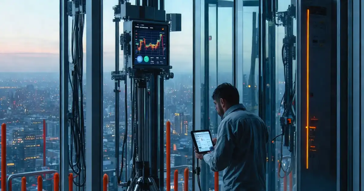 Test façade actuator synchronization across linked panels image