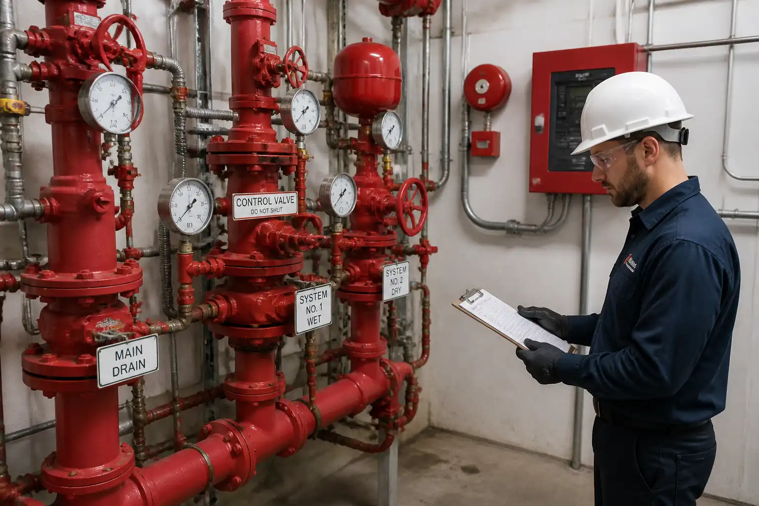 Method Statement: Pre-Commissioning and Testing of Wet, Dry, and Pre-Action Sprinkler Systems – Method Statement