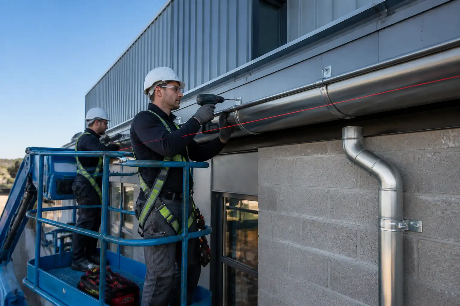 Method Statement – Installation of External Roof Rainwater Gutters and Downspouts – Method Statement