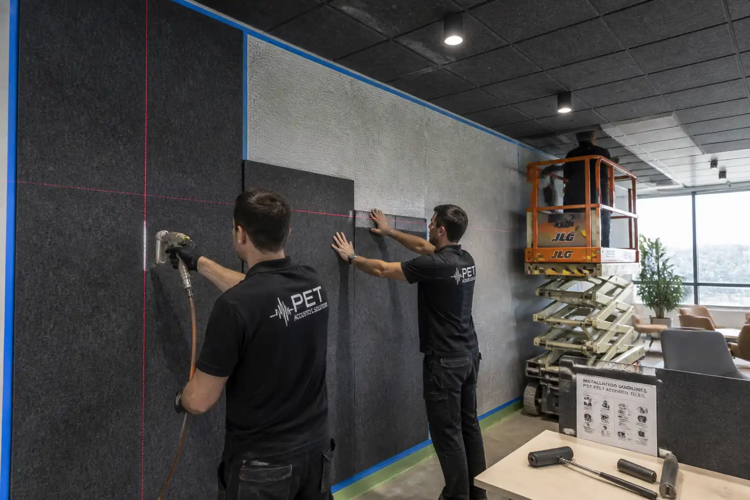 Method Statement: Acoustic PET Felt Wall and Ceiling Tile Installation (Soft-Fit) – Method Statement