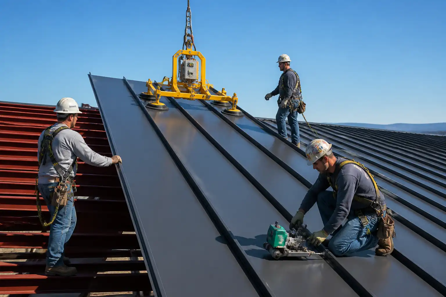Method Statement – Standing Seam Metal Roof Claddi