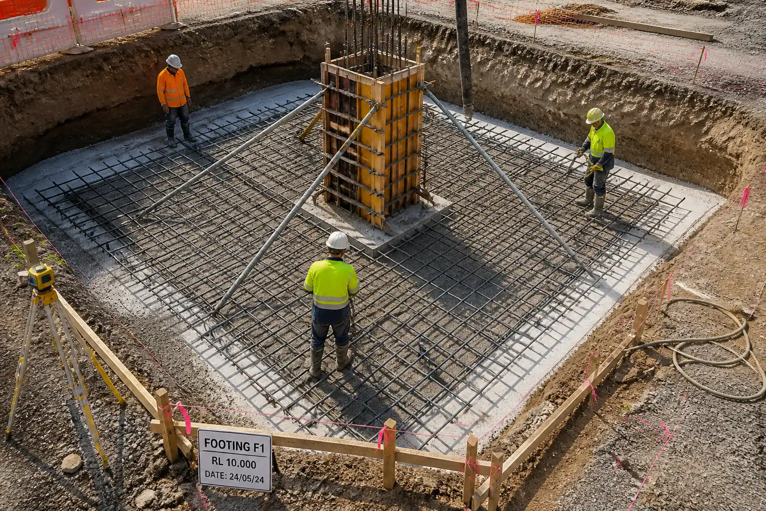 Method Statement — Shallow Isolated Pad Footing Co