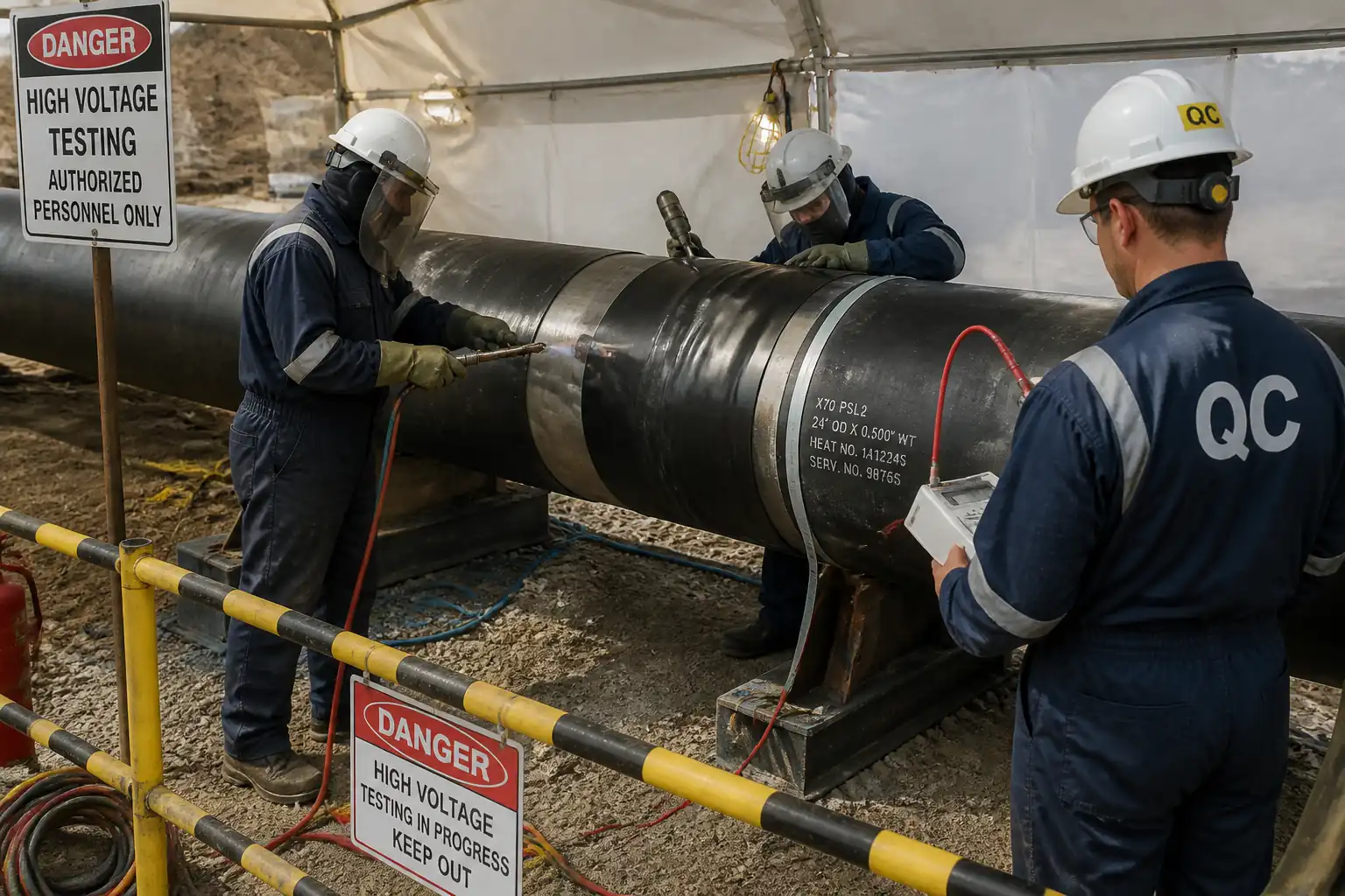 Method Statement: Field Joint Coating for Oil & Gas Pipelines – Method Statement