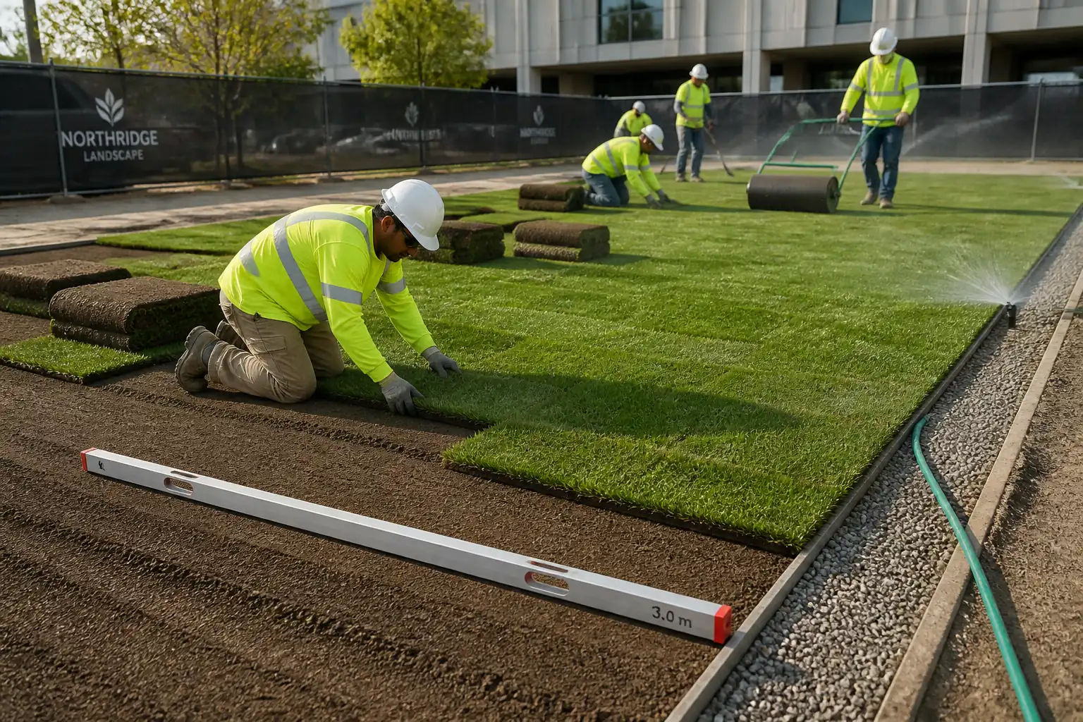 Method Statement – Installation of Grass Turf Sods – Method Statement