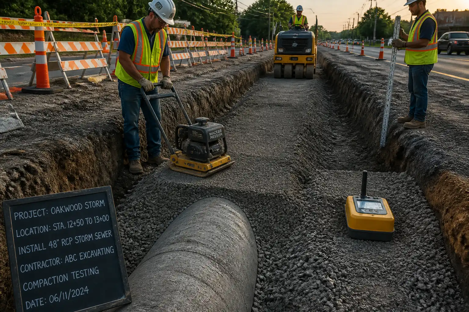 Method Statement – Backfilling and Compaction of U