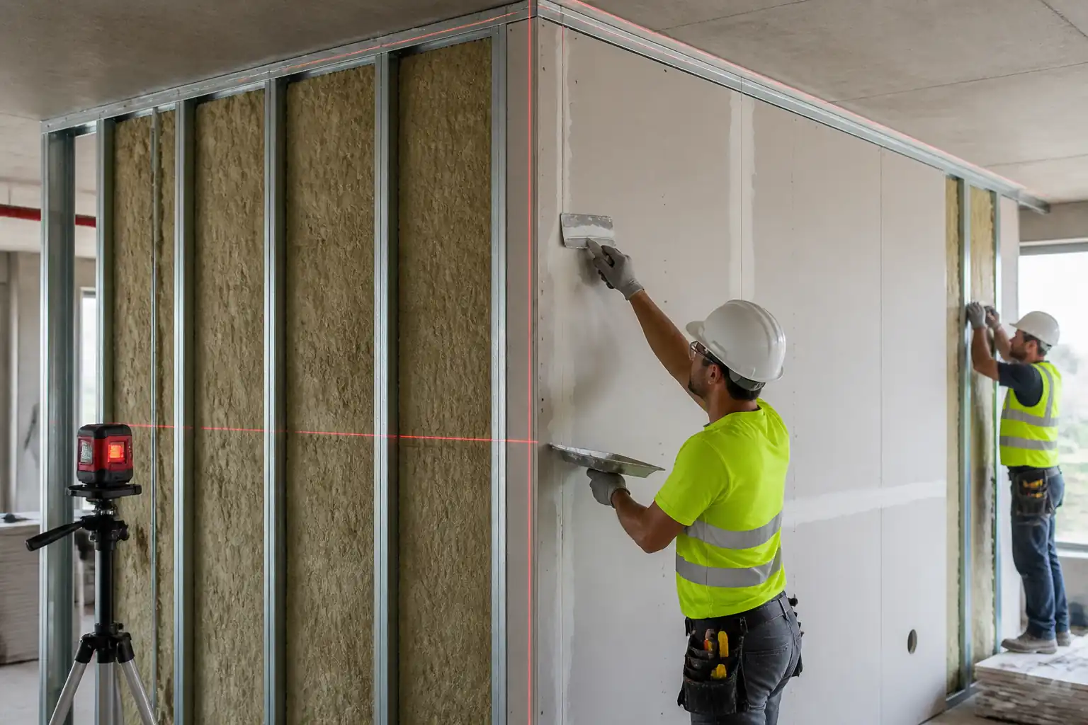 Method Statement: Gypsum Board Partition Installation – Method Statement