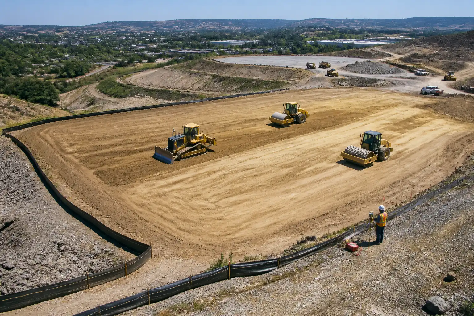 Method Statement: Bulk Earthworks for Construction Platform Preparation (Cut/Fill, Compaction, Survey Control, QA/QC) – Method Statement
