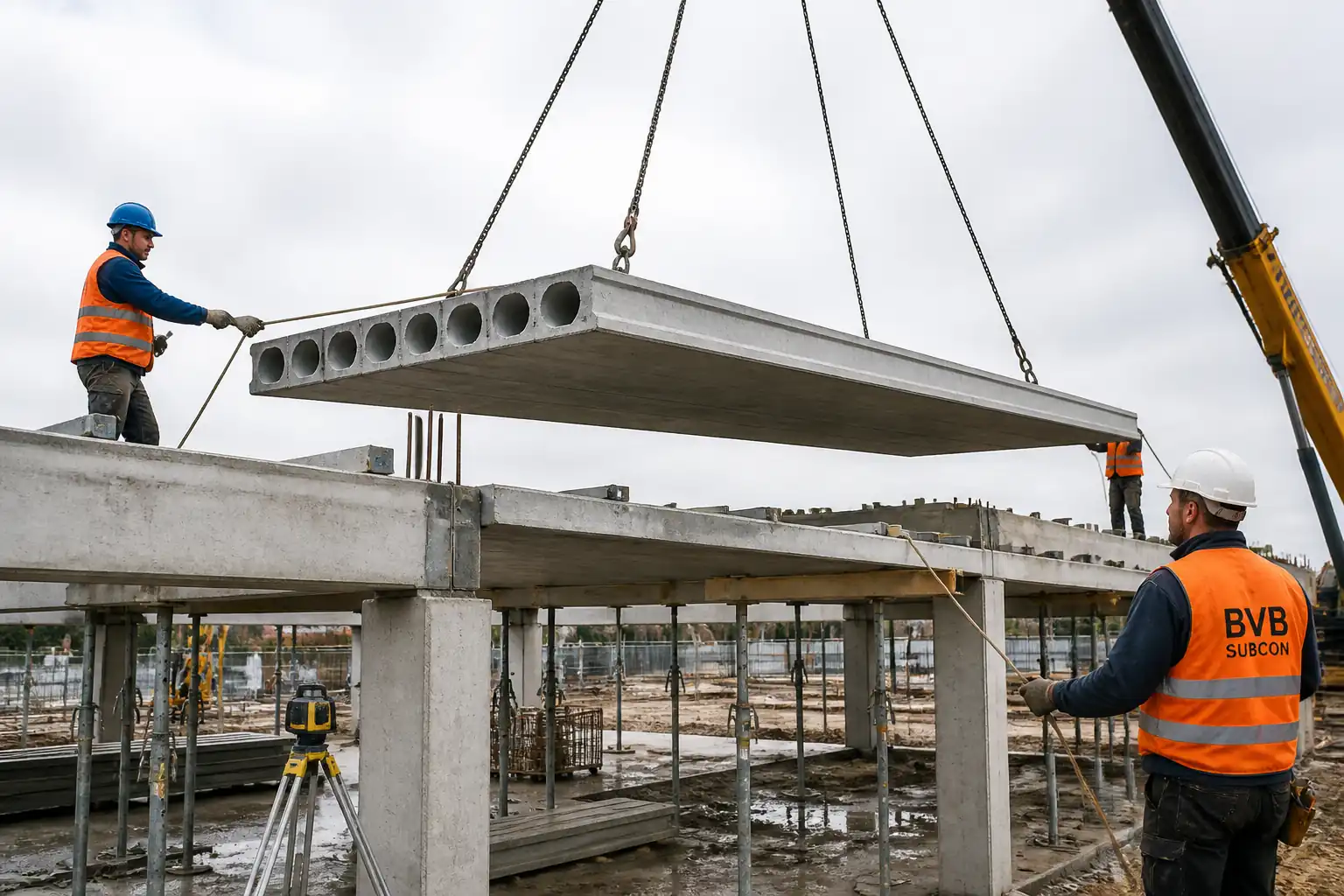 ITP – Installation of Prestressed Hollowcore Slabs (Bearings, Edge Angles, Propping, Joint Grouting, Camber)