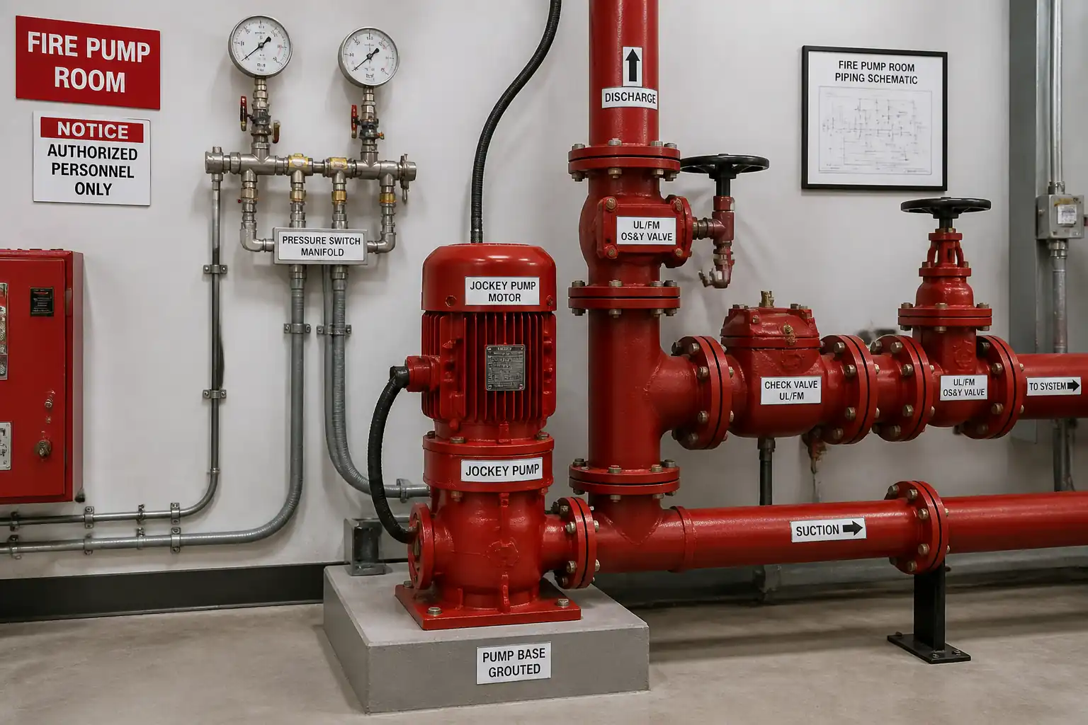 ITP – Installation and Commissioning of Jockey Pump with Pressure Switch Calibration (HOLD)