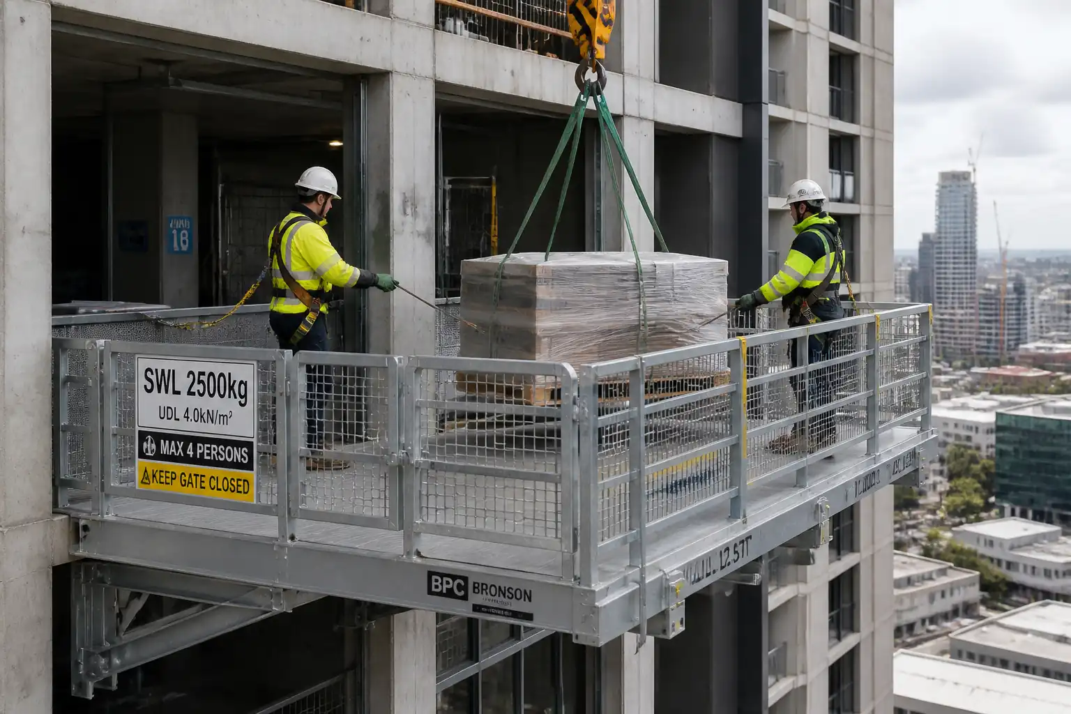 Method Statement – Material Delivery Intake via Elevated Tower Crane Loading Platforms – Method Statement